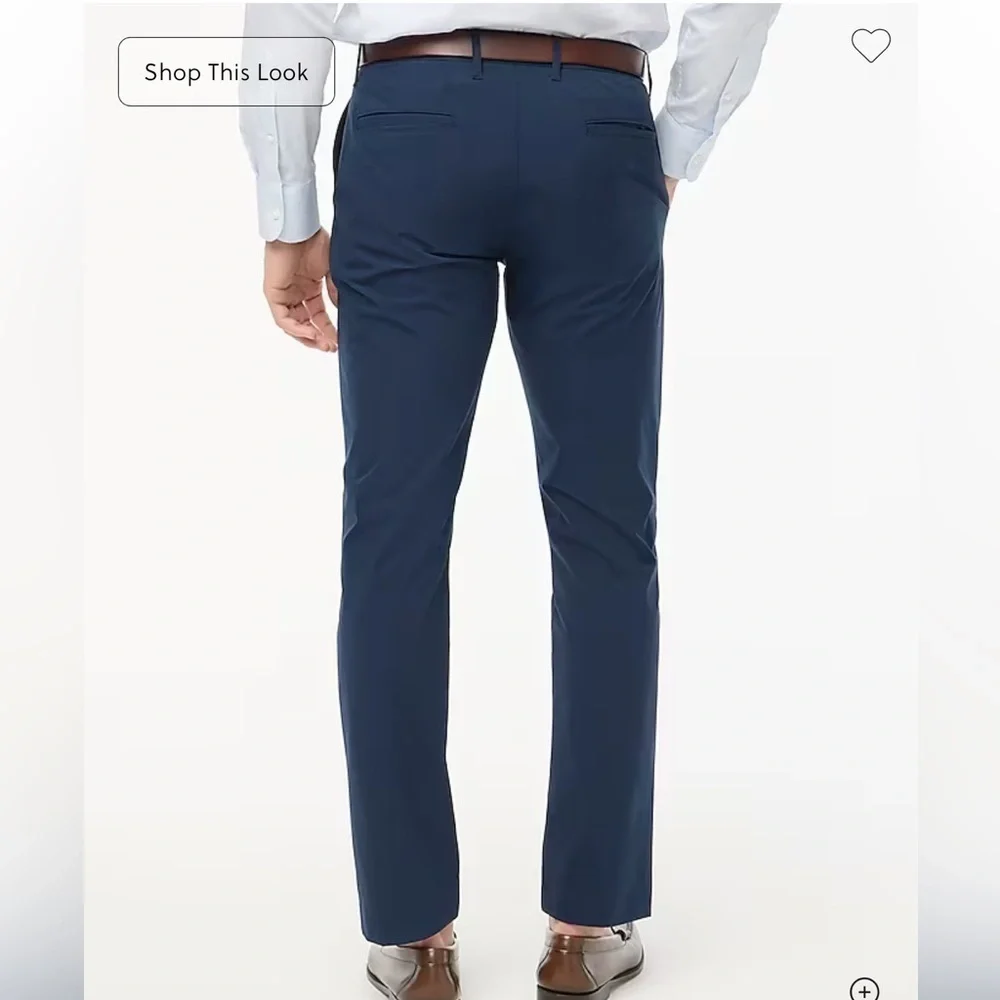 J crew Straight-fit tech chino pant